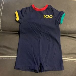 Ralph Lauren 6 month onesie. Multicolor